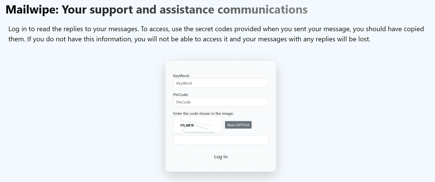 Access to messages