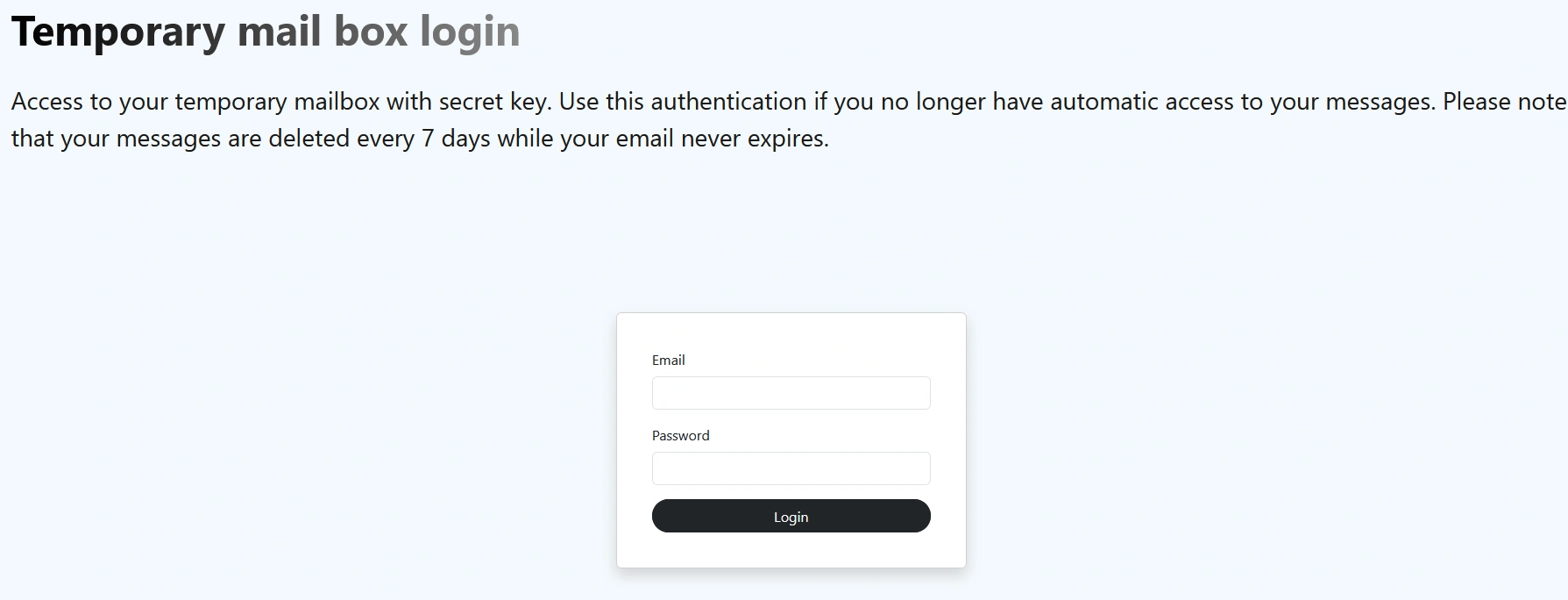 Access to messages